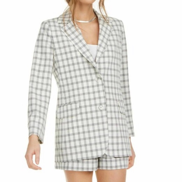 Danielle Bernstein NWT plaid blazer - Picture 5 of 7